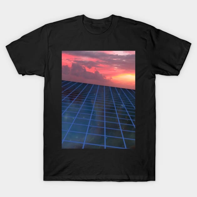 GRID BEACH T-Shirt by RickTurner